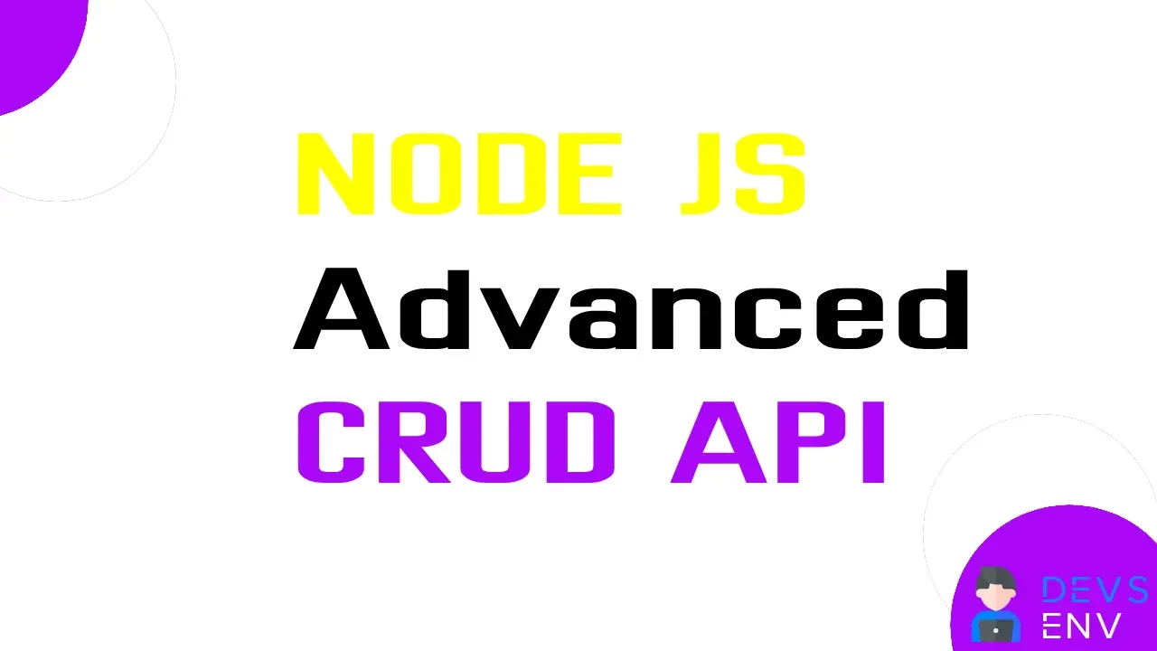 Create an advanced Rest CRUD API For Node JS with Express and MongoDB