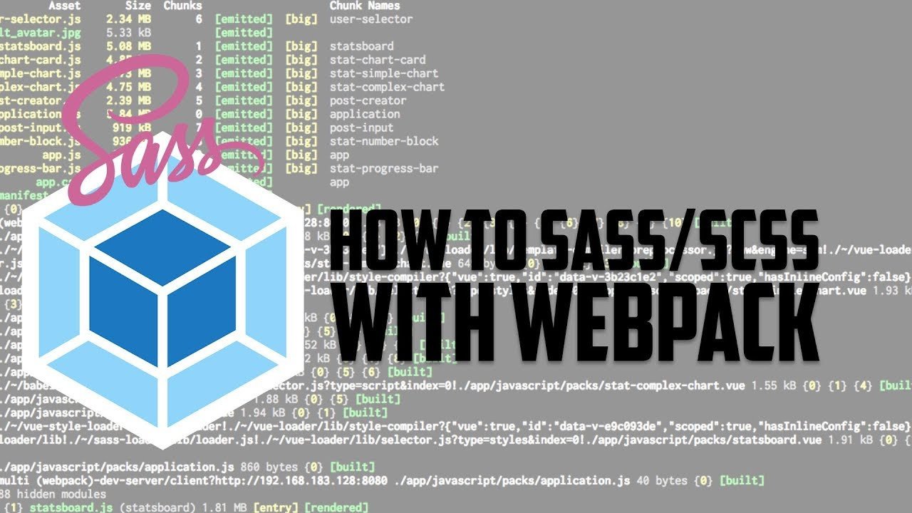 Webpack, Scss and HTML Minimal and Easy Setup For Every Developer